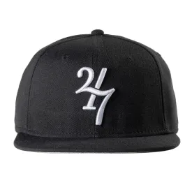 24/7 Black Snapback