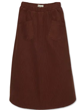 A-LINE SKIRT-Copper Cord