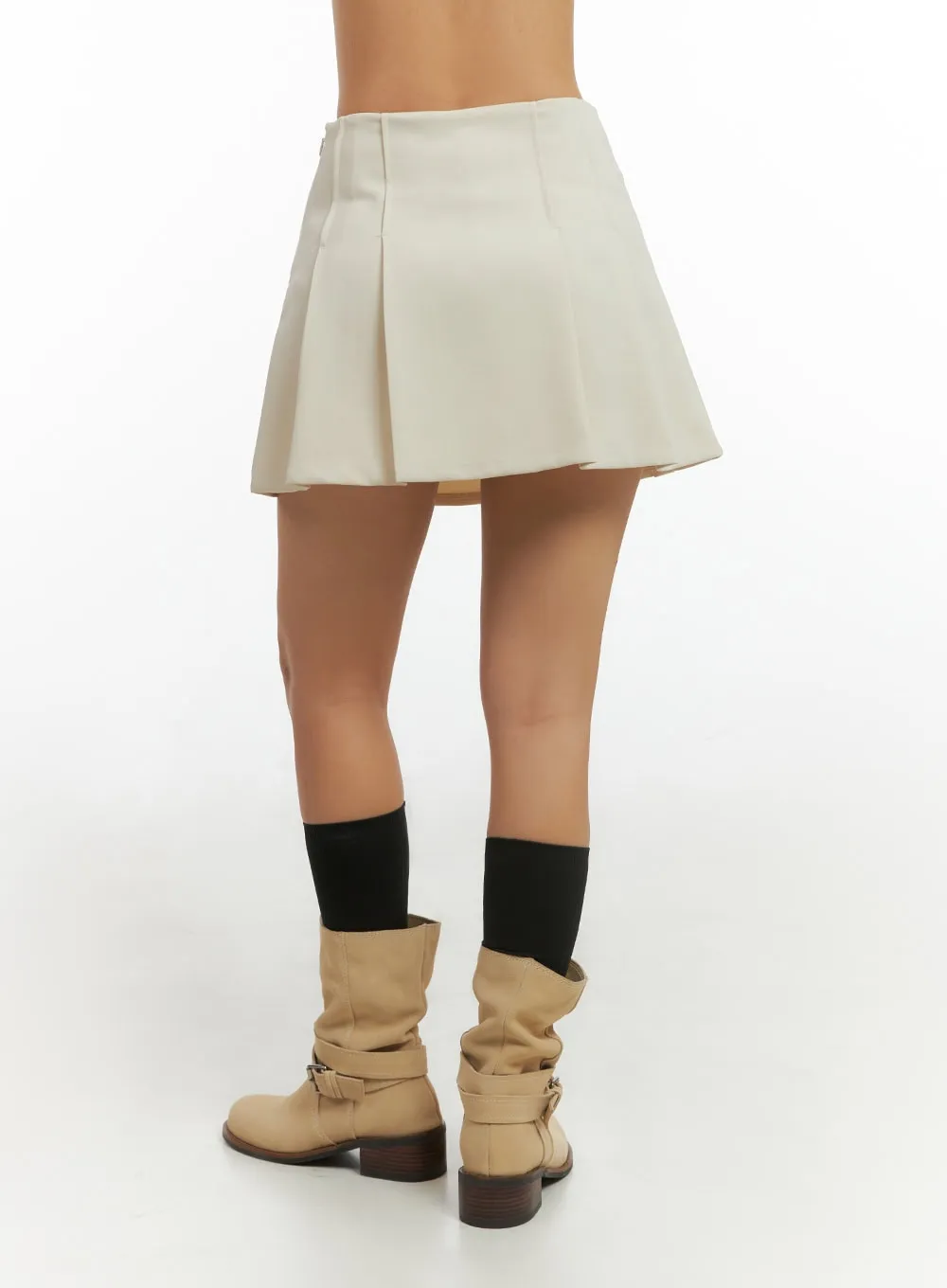 Box Pleated Bliss Mini Skirt IS402