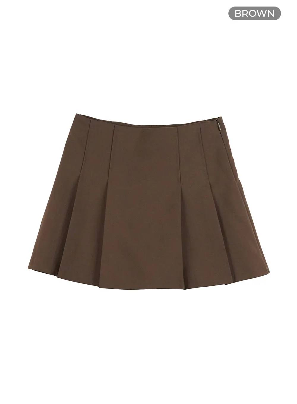 Box Pleated Bliss Mini Skirt IS402