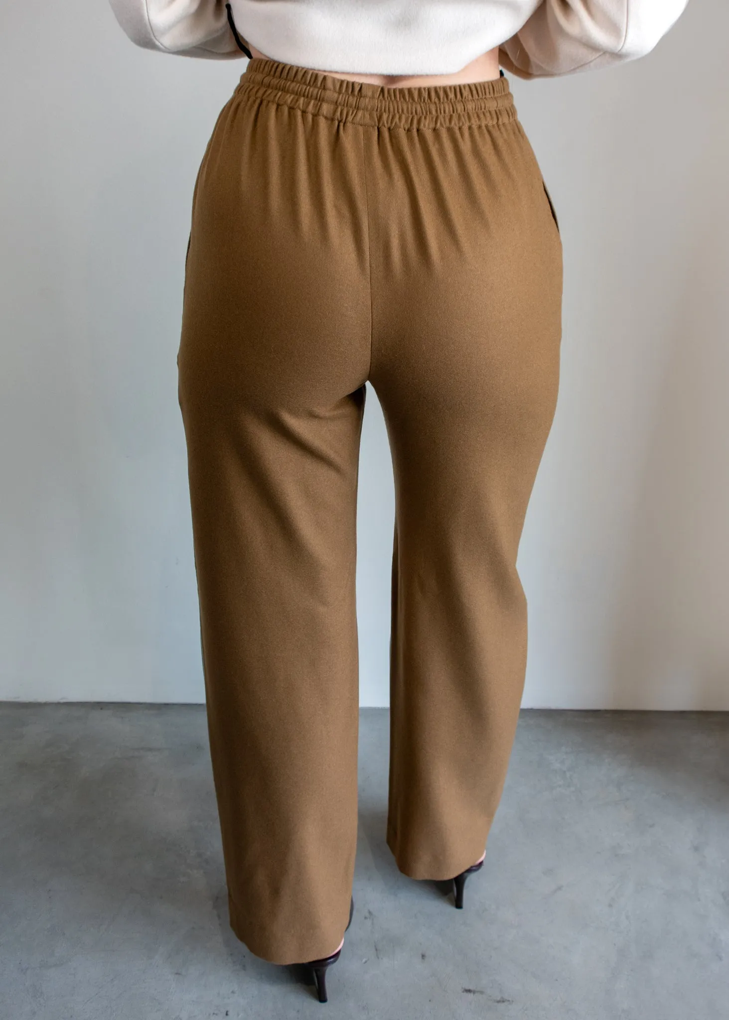 Celine Cashmere Wide Leg Pants