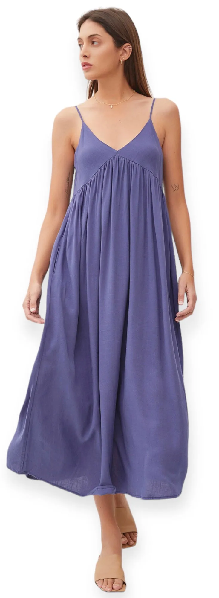 Cypress Maxi Dress- Blue