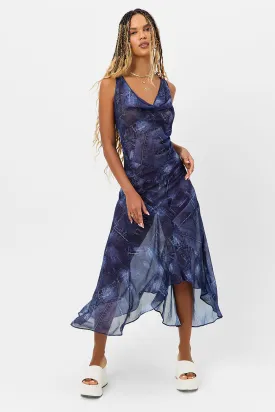 Molly Midi Dress - Blue Jean