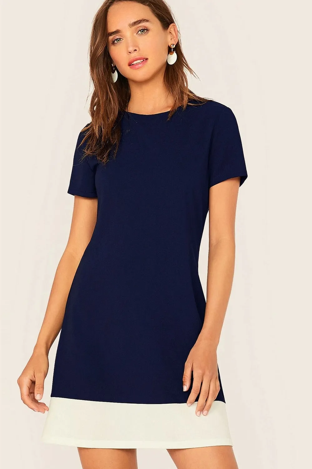 Navy Casual Dress