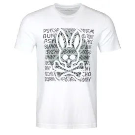 Psycho Bunny Bengal Graphic T Shirt in White