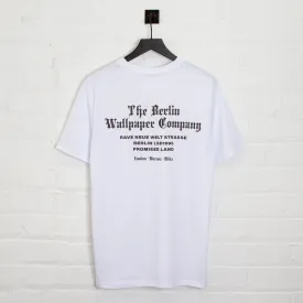 RNW Berlin Wallpaper Back Print - Tshirt - White