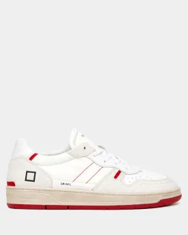 Sneakers DATE Court 2.0 NYLON WHITE - RED