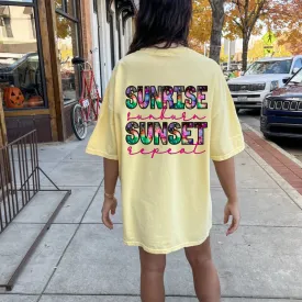 Sunrise Sunset Oversized Shirt