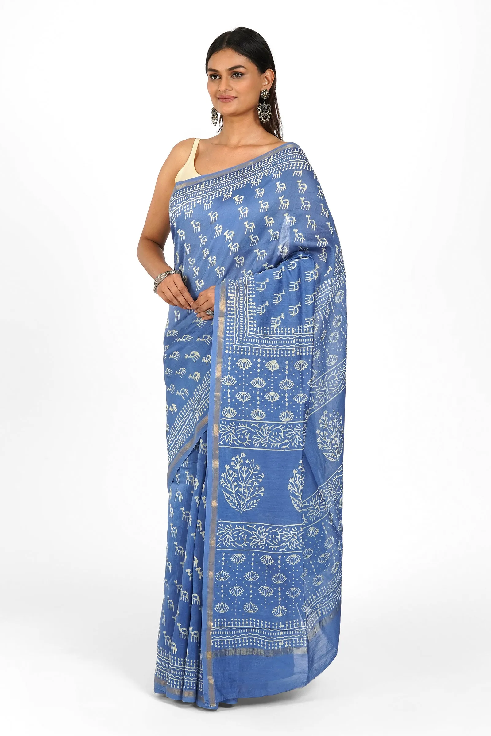 Teejh Anasuya Chanderi Saree